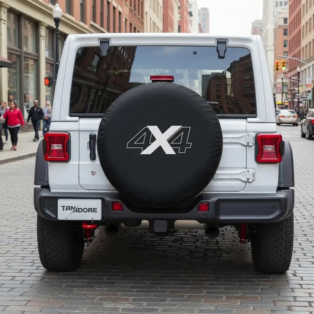4x4 Baskılı Stepne Kılıfı